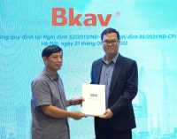Bkav được cấp phép cung cấp dịch vụ chứng thực hợp đồng điện tử