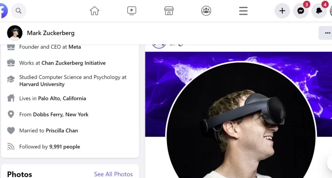Số lượng follower trên Facebook bị cắt mất còn dưới 10.000