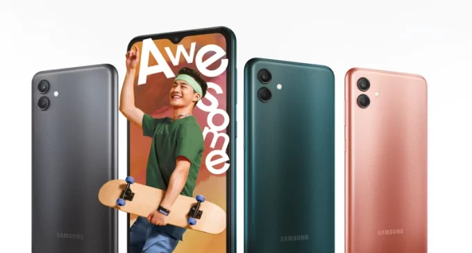 Samsung Galaxy A04 với camera 50MP có giá ở Việt Nam từ dưới 3 triệu đồng