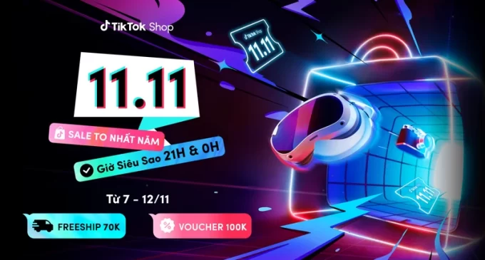 TikTok Shop khởi động chương trình khuyến mại 11.11 – Sale To Nhất Năm
