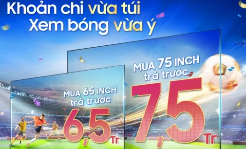 Samsung Vina khuyến mại TV lớn và loa thanh đón FIFA World Cup 2022