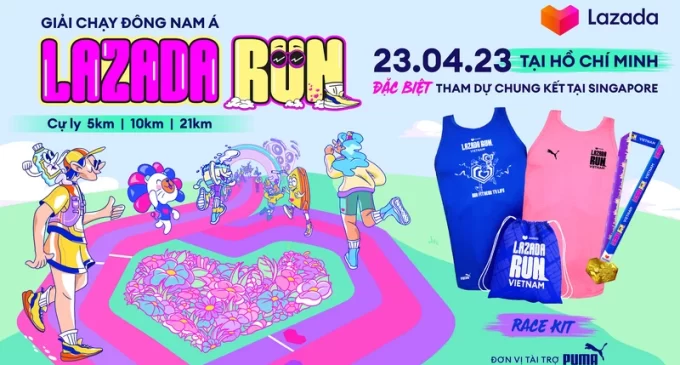Lazada khởi động giải chạy Lazada Run tại 6 nước Đông Nam Á, bắt đầu ở Việt Nam