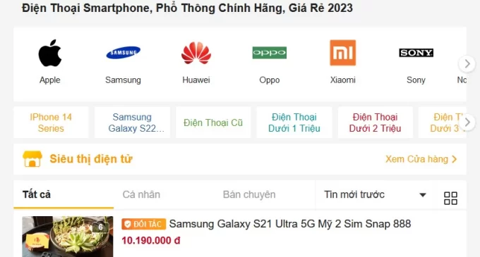 Một vòng qua thị trường điện thoại cũ ở Việt Nam quý đầu năm 2023