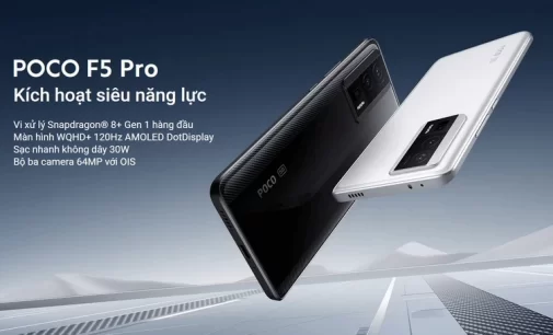 Smartphone POCO F5 Pro với vi xử lý Snapdragon 8+ Gen 1 cho game thủ
