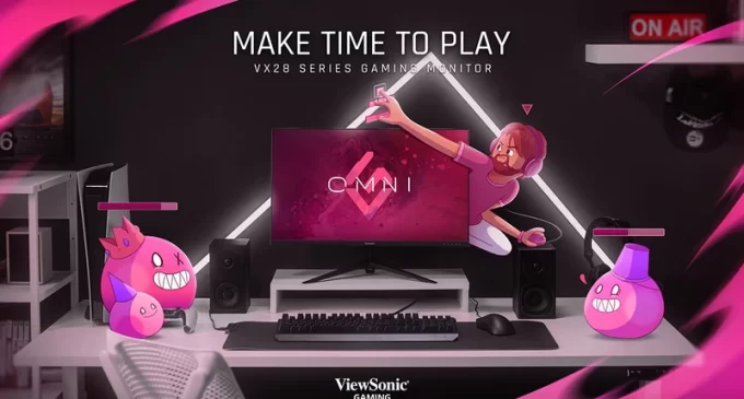 Màn hình gaming ViewSonic OMNI VX28 Series 165Hz với công nghệ chống bóng mờ