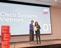 Cisco Việt Nam tiếp tục đứng thứ Nhất trong bảng xếp hạng Nơi làm việc tốt nhất Việt Nam 2023