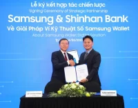 Samsung Việt Nam hợp tác với Ngân hàng Shinhan Việt Nam cung cấp ví kỹ thuật số Samsung Wallet