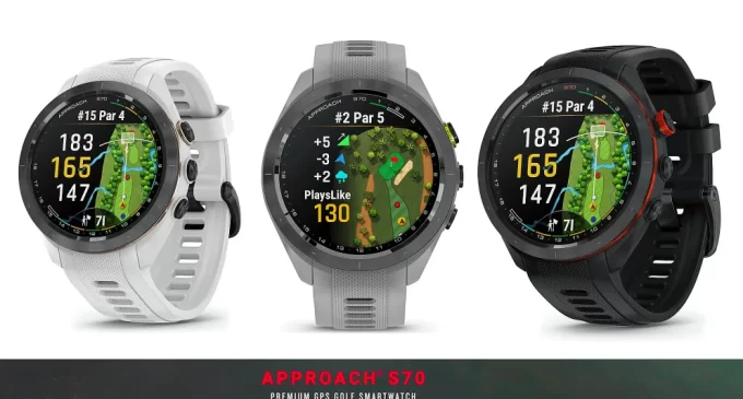 Đồng hồ thông minh cao cấp Garmin Approach S70 cho người đam mê chơi golf