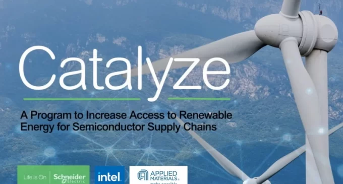 Schneider Electric hợp tác với Intel và Applied Materials triển khai Chương trình Catalyze tăng tốc khử carbon trong sản xuất chất bán dẫn toàn cầu
