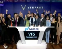 Hãng xe điện VinFast trở thành công ty niêm yết trên sàn chứng khoán Nasdaq