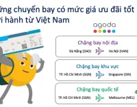 Agoda “bật mí” về những chuyến bay khởi hành từ Việt Nam và APAC có giá vé ưu đãi rẻ nhất
