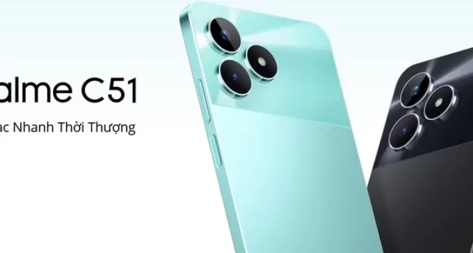 Dòng C có thêm thành viên mới realme C51 sạc nhanh 33W, với giá từ 3.690.000 đồng