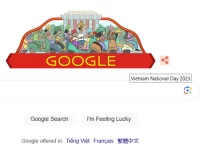 Google thay doodle mừng Quốc khách Việt Nam 2-9