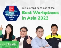 Schneider Electric lần thứ 3 liên tiếp đạt chứng nhận “Nơi làm việc tốt nhất Châu Á” năm 2023