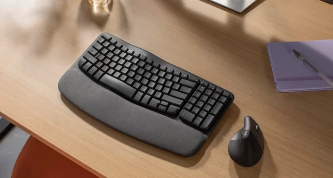 Bàn phím công thái học Logitech Wave Keys giúp thoải mái, khỏe mạnh khi làm việc