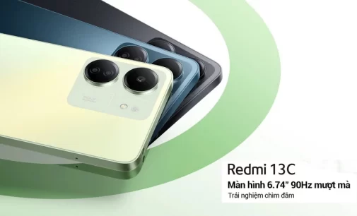 Xiaomi Redmi 13C với màn hình 90Hz cực lớn và camera 50MP