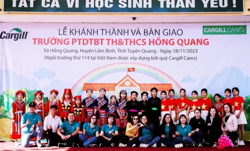 Cargill khánh thành điểm trường học thứ 114 do hãng trao tặng tại Việt Nam