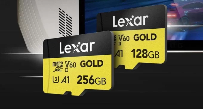 Thẻ nhớ Lexar Professional GOLD microSDXC UHS-II tốc độ nhanh cho quay video và game