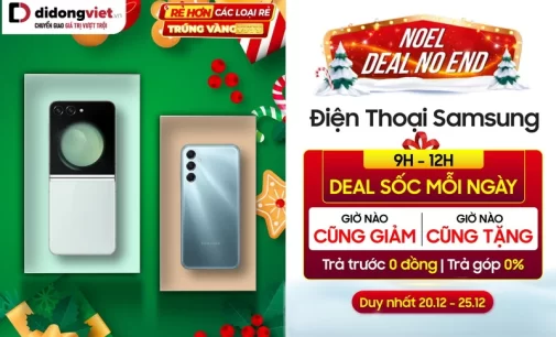Điện thoại Samsung cuối năm được ưu đãi đến 62% giá
