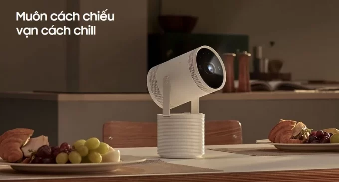 Máy chiếu di động Samsung The Freestyle thế hệ 2 với nhiều nâng cấp có mặt tại Việt Nam