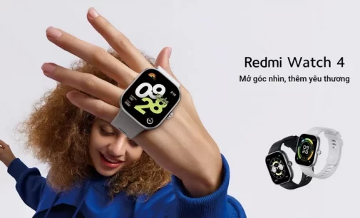 Đồng hồ thông minh Xiaomi Redmi Watch 4 với màn hình siêu lớn và pin 20 ngày