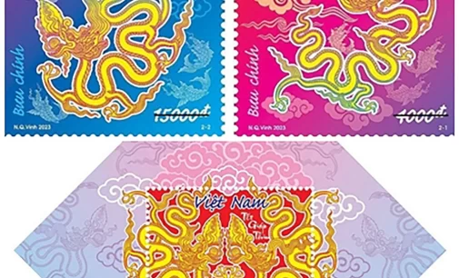 Tem bưu chính Tết Giáp Thìn 2023