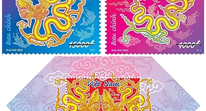 Tem bưu chính Tết Giáp Thìn 2023