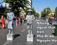 VIDEO: Những “pho tượng” người thật trên Phố Đi bộ Nguyễn Huệ Saigon