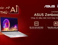 ASUS khuyến mại đầu năm mới cho laptop Zenbook 14 OLED trang bị chip AI đầu tiên tại Việt Nam