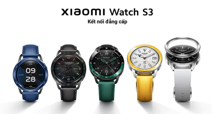 Xiaomi Watch S3 – đồng hồ thông minh chăm sóc sức khỏe có thể thay đổi vòng khung viền