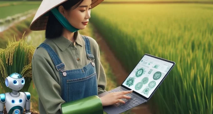 Lên nương, xuống ruộng cùng AI