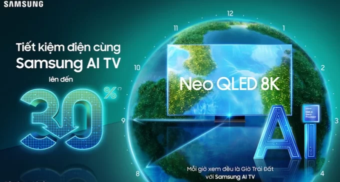 Samsung AI TV với tính năng AI Energy nâng cấp giúp tiết kiệm điện lên đến 30%
