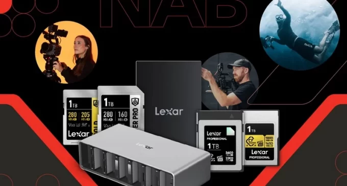 Lexar giới thiệu tại NAB Show Las Vegas 2024 những sản phẩm lưu trữ Flash mới cho các nhà sản xuất nội dung chuyên nghiệp