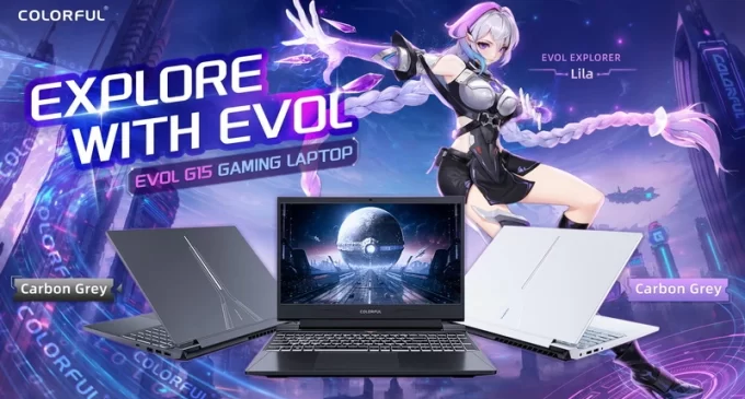 Dòng máy tính xách tay gaming laptop COLORFUL EVOL G Series mới mạnh mẽ cho chơi game và các ứng dụng AI  