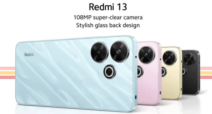 Xiaomi Redmi 13 với camera 108MP và mặt lưng kính ra mắt tại Việt Nam