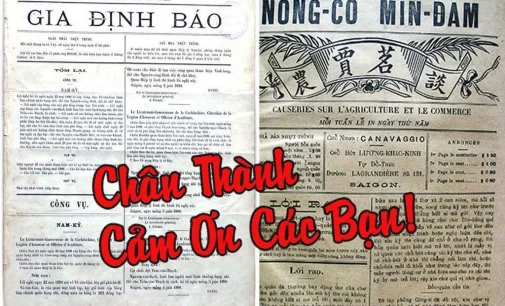 Những tờ báo quốc ngữ đầu tiên ở Việt Nam