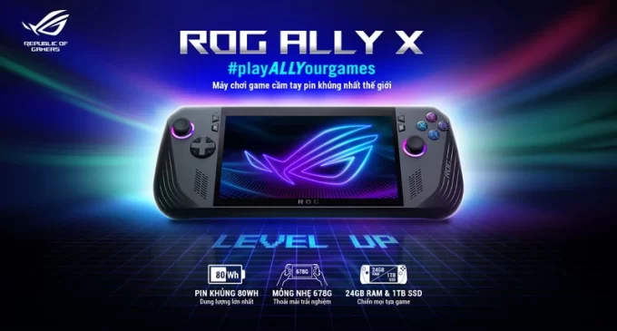 Máy chơi game cầm tay ASUS ROG Ally X đã có thể đặt hàng trước tại Việt Nam