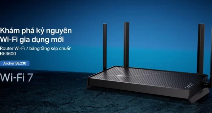 TP-Link Archer BE230, router Wi-Fi 7 đầu tiên bán tại Việt Nam