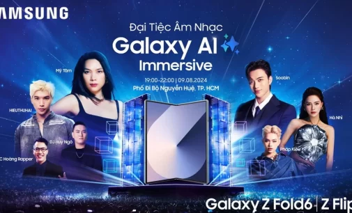 Samsung Việt Nam tổ chức sự kiện âm nhạc Galaxy AI Immersive ghi dấu smartphone gập Galaxy Z Fold6 và Galaxy Z Flip6