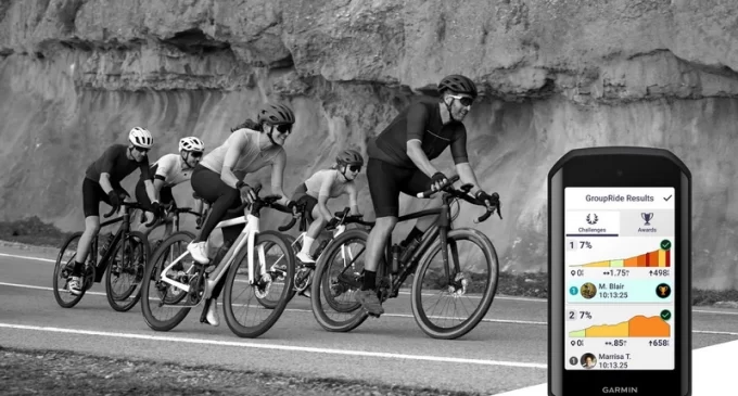 Garmin ra mắt máy tính xe đạp Edge 1050 cho người luyện tập môn xe đạp