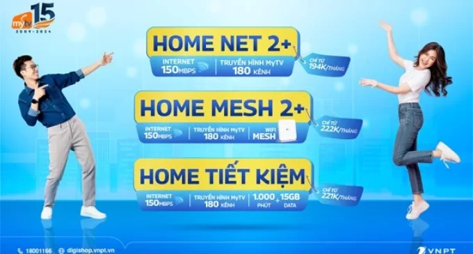 Dịch vụ truyền hình số VNPT MyTV khuyến mại mừng 15 tuổi