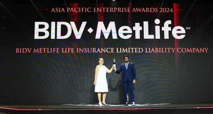 BIDV MetLife đạt giải thưởng Doanh nghiệp xuất sắc Châu Á lần thứ 5 liên tiếp