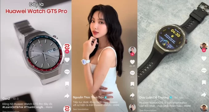 Huawei Việt Nam mở thêm kênh bán hàng online có livestream trên TikTok Shop Mall