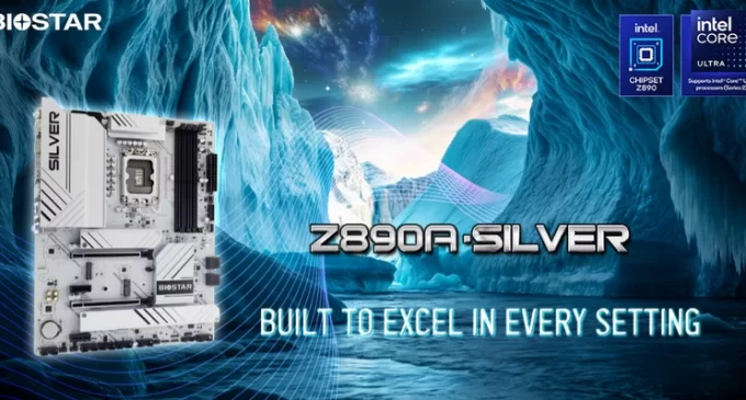 Bo mạch chủ BIOSTAR Z890A-SILVER cho CPU Intel Core Ultra Series 2 kỷ nguyên AI PC