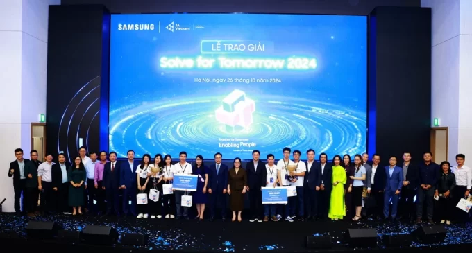 Chung kết cuộc thi công nghệ cho học sinh Samsung Solve For Tomorrow 2024 với gần 2.300 ý tưởng công nghệ