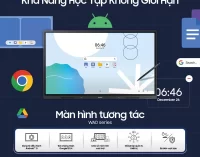 Samsung hợp tác với Đại Phát đưa màn hình tương tác WAD Series vào lĩnh vực giáo dục
