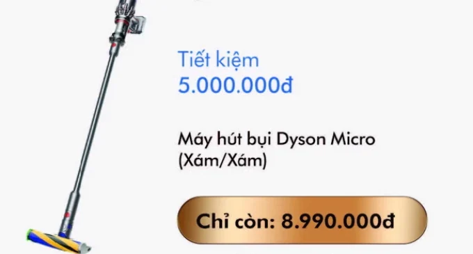 Dyson Việt Nam mở hai đợt khuyến mại mùa Black Friday 2024