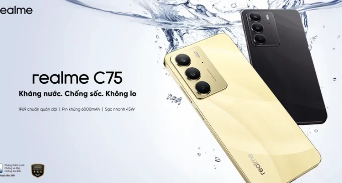 Smartphone realme C75 siêu bền chuẩn IP69 ra mắt thị trường Việt Nam