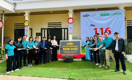 Cargill đã tài trợ xây dựng được 117 ngôi trường tại Việt Nam
