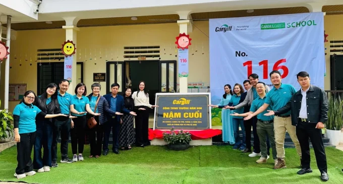 Cargill đã tài trợ xây dựng được 117 ngôi trường tại Việt Nam